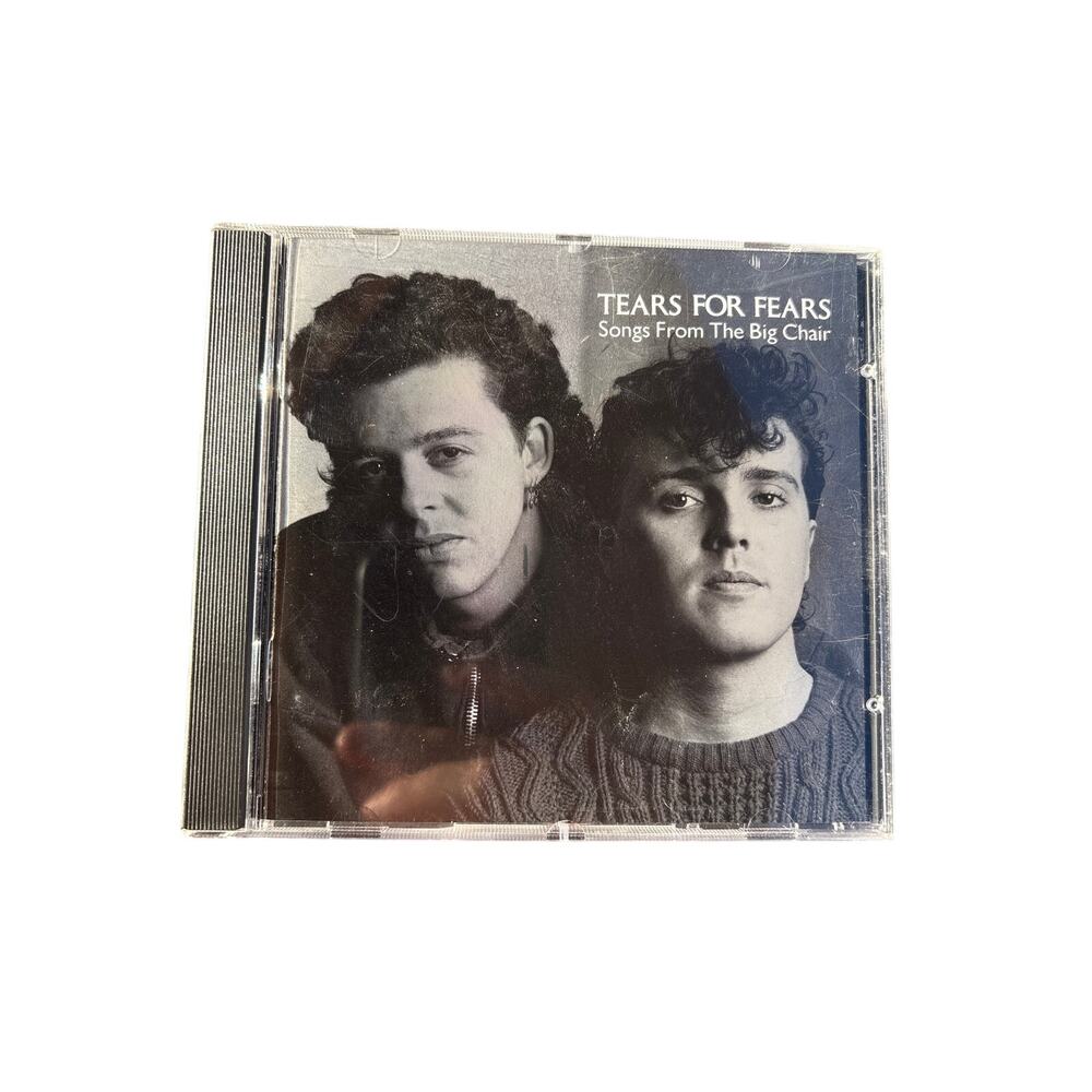 Vtg 80s Tears for Fears Songs from the Big chair album 1985 goth rock CD